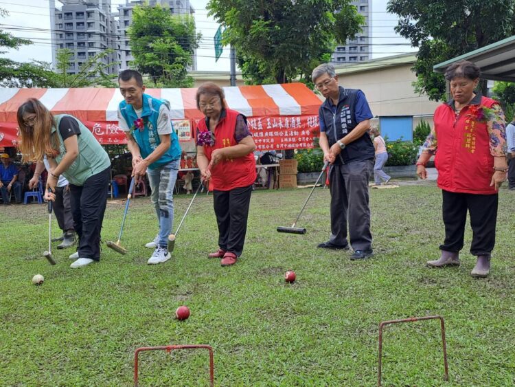 91歲阿祖也上場！全國老人金槌盃槌球賽-大里熱鬧開打