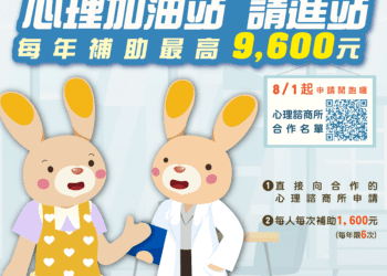 1年6次免費諮商-中市府照顧逾6千名托育人員心理健康
