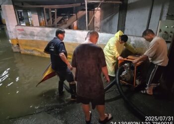 社區大樓地下室積水-太平區里長機警通報移車-盧市長勘災致謝：感謝關鍵時刻基層守護