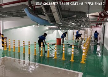 中市3處停車場大雨積水-交通局即刻啟動應變措施維護公共安全