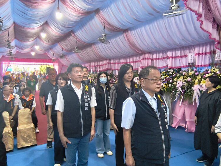 緬懷地方典範！-台中沙鹿耆老陳國馨先生辭世-民政局長擔任點主官：感謝堅毅奉獻