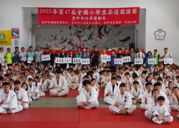 第47屆全國小學柔道賽台中開戰-6歲萌童初體驗賽場魅力