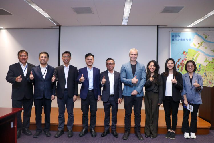 澳洲辦事處副代表林明皓及澳洲建築設計公司populous拜會中市府-林副秘書長盼深化交流