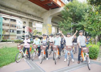 「騎」出台中新綠意！-黃副市長：暢遊綠空廊道感受城市魅力