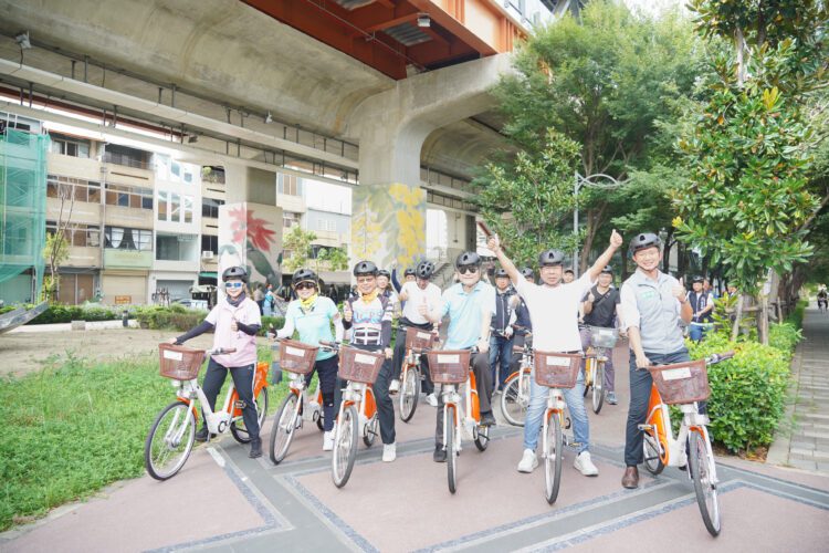 「騎」出台中新綠意！-黃副市長：暢遊綠空廊道感受城市魅力