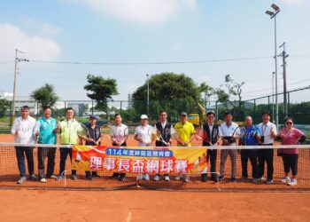 神岡嶄新紅土球場開打！理事長盃網球錦標賽點燃在地網球熱情