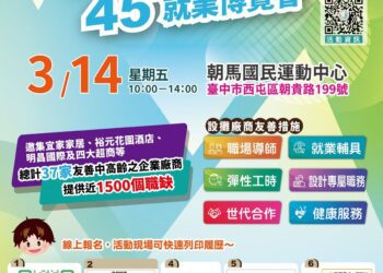 中部規模最大「尚勇2025中區45⁺就博會」　助45⁺求職者掌握新機遇