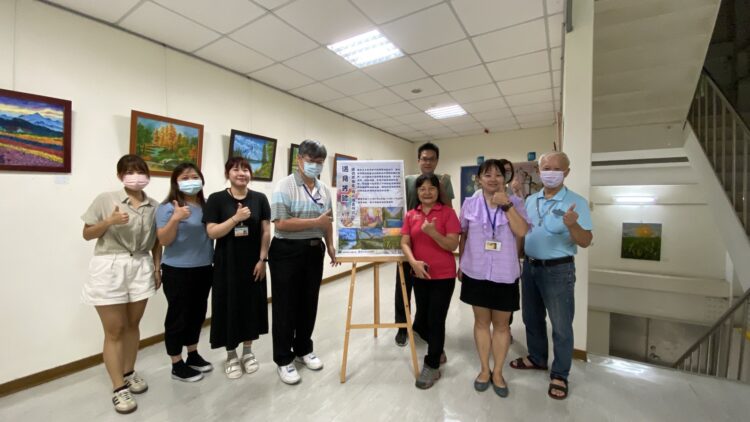 洽公空間添藝文氣息-「遇見芳跡」陳淑芳油畫展龍井地所登場