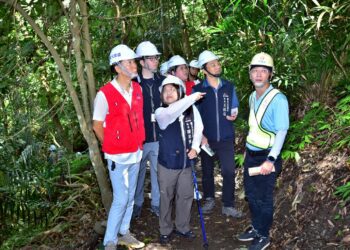 打造原民文化特色登山步道-觀旅局長視察「雪山坑登山步道」預計今年10月完工