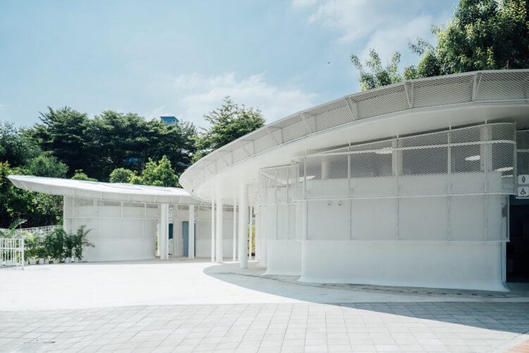 文心森林公園添白色新地標-「親子小白宮」浪漫迎國慶