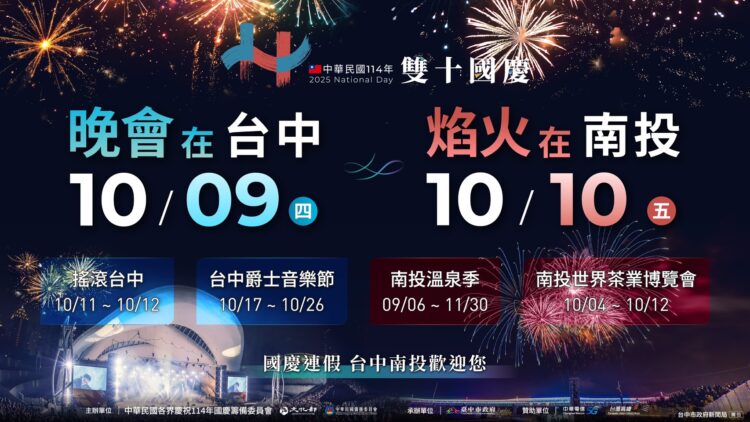 百家業者聯手挺國慶！中投雙城共同行銷中台灣