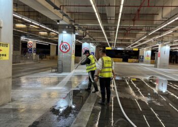 連假期間轉運中心清潔服務不打烊！-台中市政府交通局加強台中火車站清潔-旅客第一印象有感加分