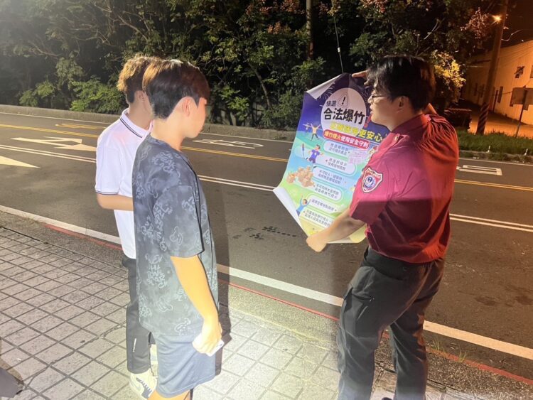 中市警消共同守護市民安全-杜絕違法施放爆竹