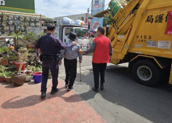 從清掃到守護-中市后里區清潔隊烈日執勤暖心助迷途伯伯返家