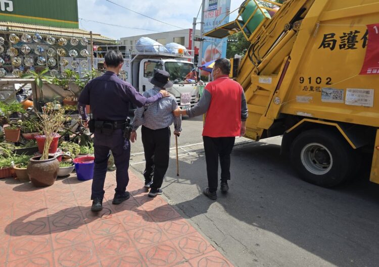 從清掃到守護-中市后里區清潔隊烈日執勤暖心助迷途伯伯返家