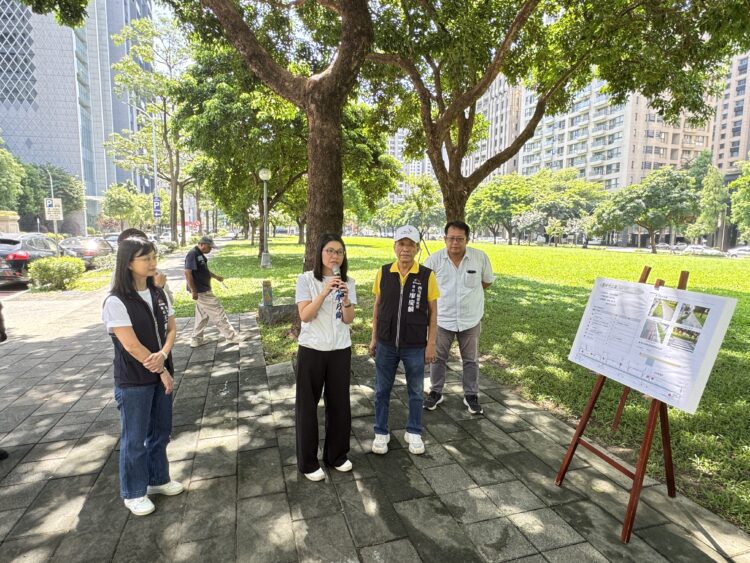 走起來更安全！西屯「夏綠地公園」人行道優化登場-年底前完工迎綠意新步道