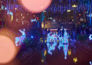 耶誕布展開跑！-10/21起綠柳川、11/15起舊台中車站前廣場陸續施工-進行分區管制