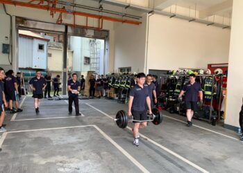 鍛鍊體能-強化戰力！中市消防局推動新式常年訓練全面升級