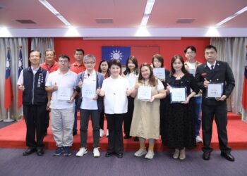 中市府獎勵21位廉潔楷模-共築陽光市政典範