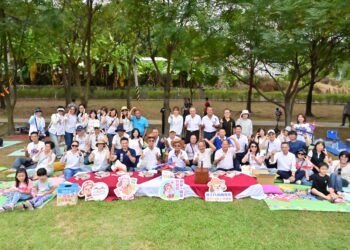 中市霧峰區野餐日-主場連線成焦點-民眾驚呼連連