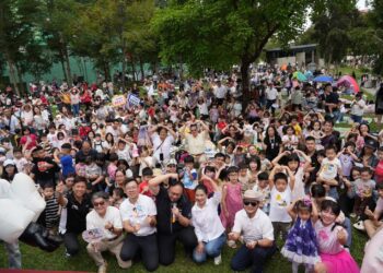 台中通野餐日人氣爆棚！-東區湧泉公園超過8千親子同樂