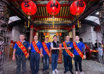 中市客委會主委護送三山國王鑾轎啟程-和平區福山宮謁祖進香祈平安