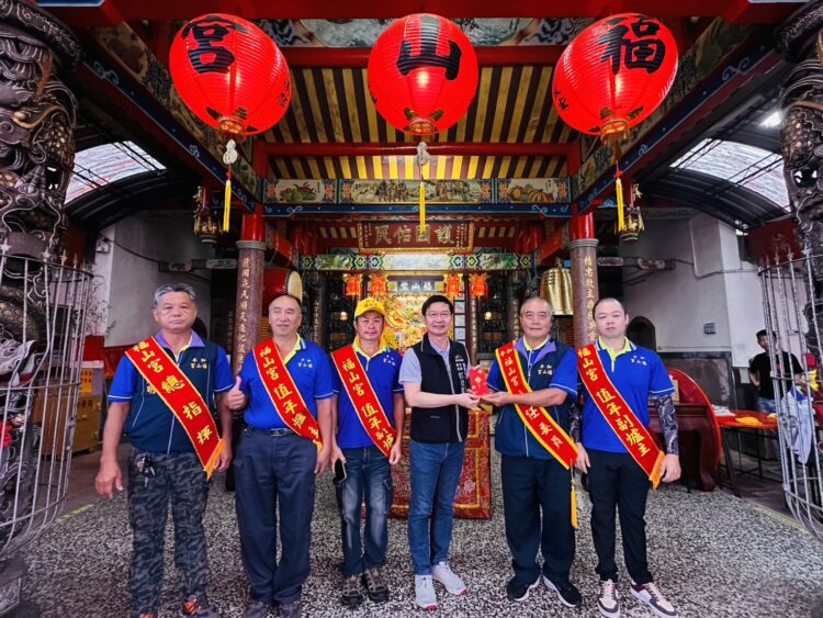 中市客委會主委護送三山國王鑾轎啟程-和平區福山宮謁祖進香祈平安