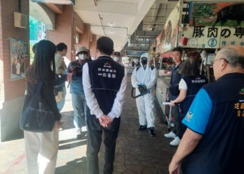 強化防疫拚開業！中市府督導市場豬肉攤特別清消-全力備戰復業安全
