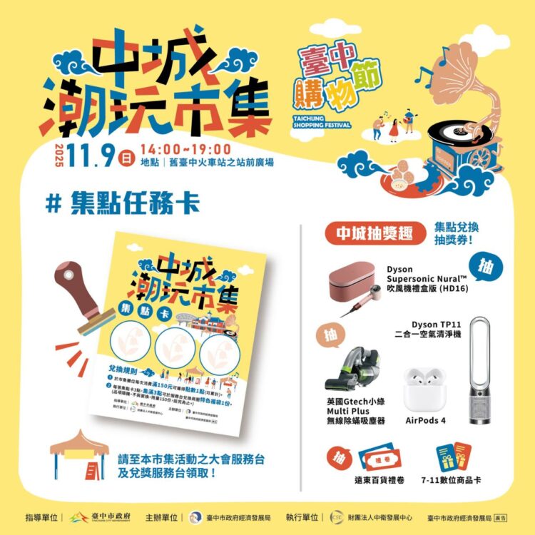購物節挺好「豬」味!11/9鐵道市集500份排骨酥免費送-再加碼抽台中大安肉乾禮盒