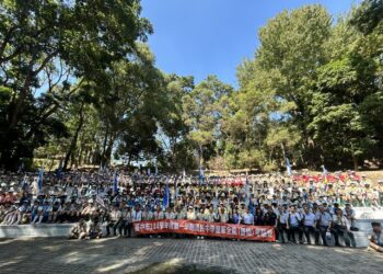中市童軍全能考驗營登場-700位國中師生培養團隊協作能力