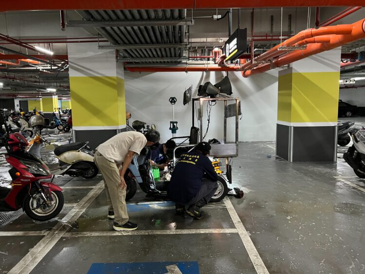 台中公園一期社宅地下室機車起火-住宅處：無人員傷亡、未波及其他車輛