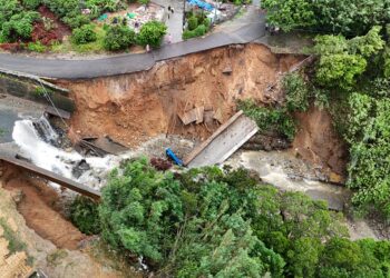 台中神岡陽明山排水治理工程颱風前搶修完成-中市水利局：穩固河道護安居