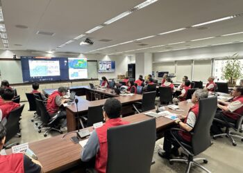 中市建設團隊今上午即時聯防抗「鳳凰」！同步連線掌握各區現場防颱狀況