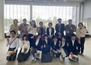 日本京都府龜岡市副市長偕中學校生參訪中市府-林副秘書長：拓展兩地教育文化交流