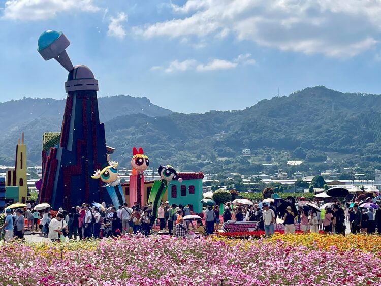 鳳凰颱風過後人潮爆發!台中國際花毯節突破百萬參觀人次-農特產品銷售飆破一千伍佰萬元
