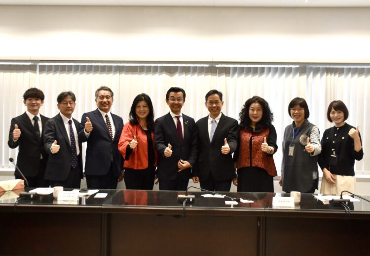 日本宮崎縣日南市高橋透市長率團拜會中市府-深化台日城市交流夥伴關係