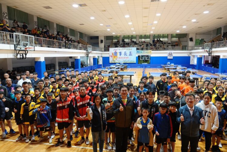 全國桌球菁英的旋轉對決！-台中市乒乓球協會理事長盃熱血登場