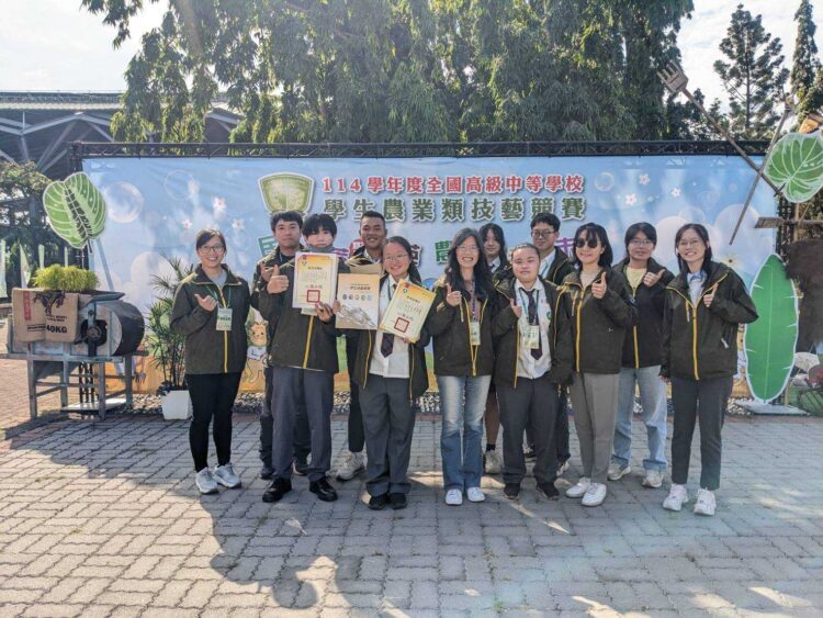 114全國農業類技藝競賽成績揭榜-中市學校獲3優勝