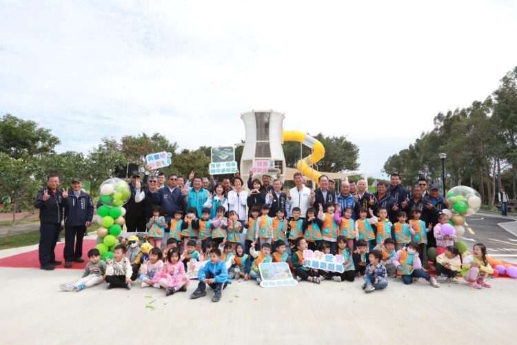 后里環保公園「孩籽世界遊戲場」今啟用!打造綠意、遊具與交通教育的親子新天地