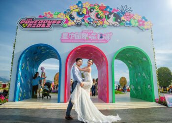 台中國際花毯節首創「婚紗拍攝入園」-追隨九庄媽讓幸福再加分