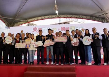 媽祖行動光明燈「亮」相！中市交通局攜手樂成宮守護行人夜間安全