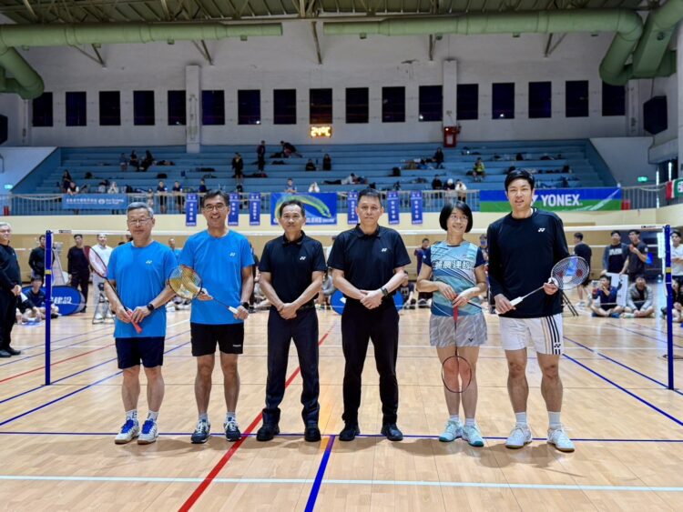 第七屆晨禎盃羽球賽企業組開打！-羽球一哥周天成驚喜現身攜手挺公益