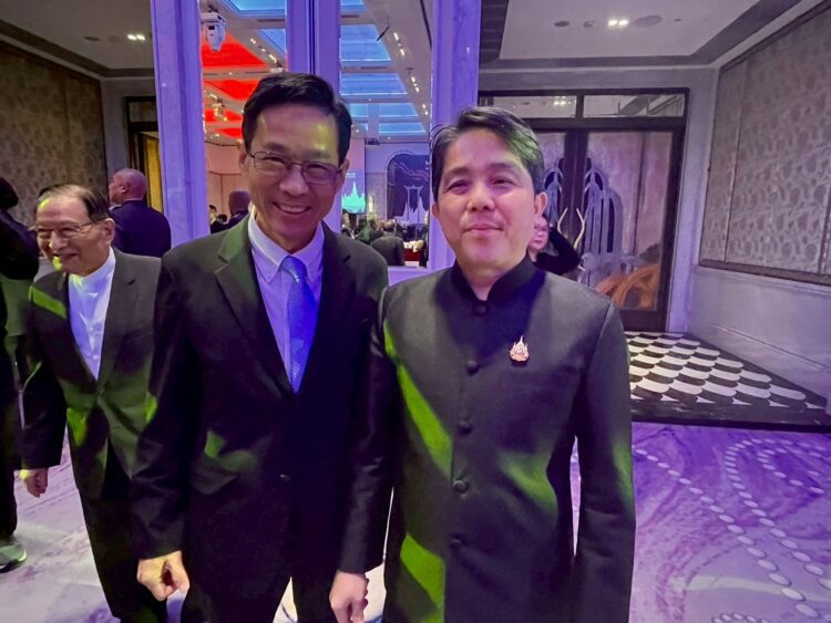 中市經發局長代表盧市長赴泰國國慶酒會-展現對台泰交流重視