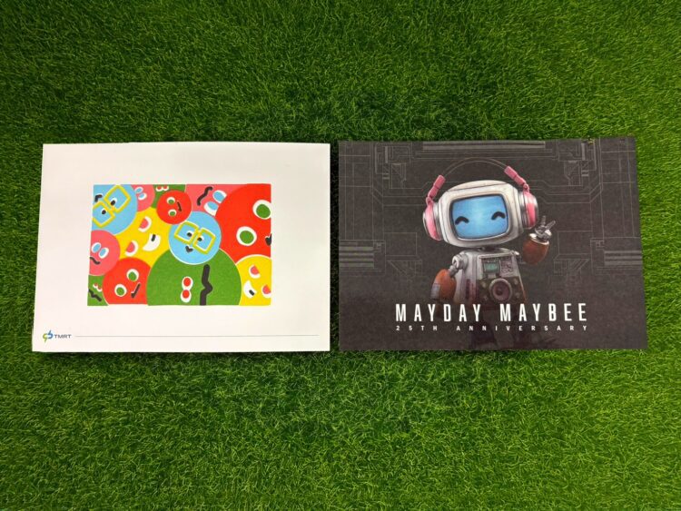 全台首發!-中捷推出五月天「雞腿管家」限量明信片與五球套色集章活動