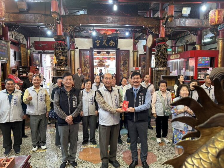 南天宮濟弱揚善-台中客委會團拜致敬-祈福市民安康