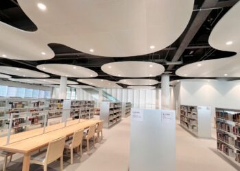 建築師開了一扇窗！台中綠美圖「密集書庫」大揭密　46萬冊紙本藏書核心基地