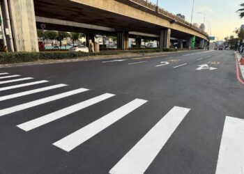配合年末大型活動交通需求-中市完成環中路南向道路燙平