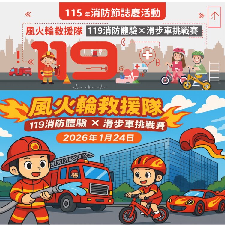 讓孩子化身小小救援隊!中市消防局體驗活動12/30報名開跑
