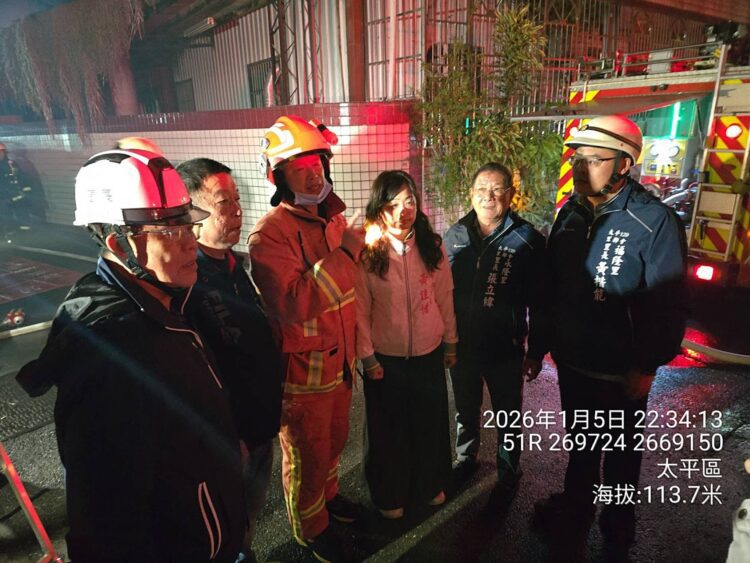 太平區住宅火警　市府即刻啟動安置與證件補辦機制　全力照顧受災市民