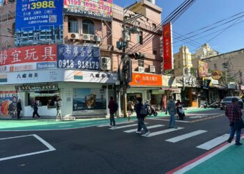 有限路寬創造最大安全！中市投入2,100萬元完成靜宜商圈人本環境改造